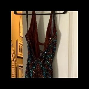 One Piece with Sequin Design